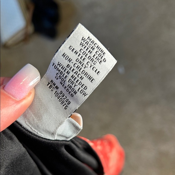 Catherines dress Elegant Black and rose pink tunic slinky stretch plus SZ 1X - Picture 4 of 10